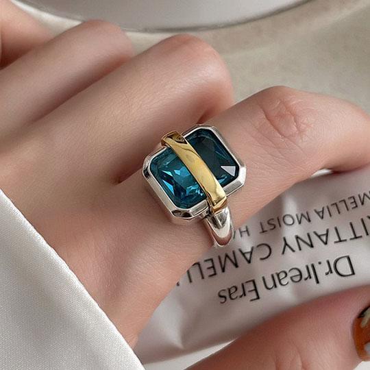 Кольца из стерлингового серебра 925 пробы для женщин, модные геометрические, ручной работы, с неправильными полосками, подарок на вечеринку, Рождество