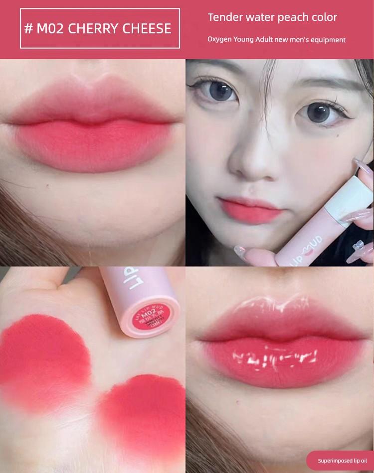 AKF Lip Mud M08/25/09/19/04/M07 Color Sea Salt Princess Caramel Chocolate Glaze Lipstick