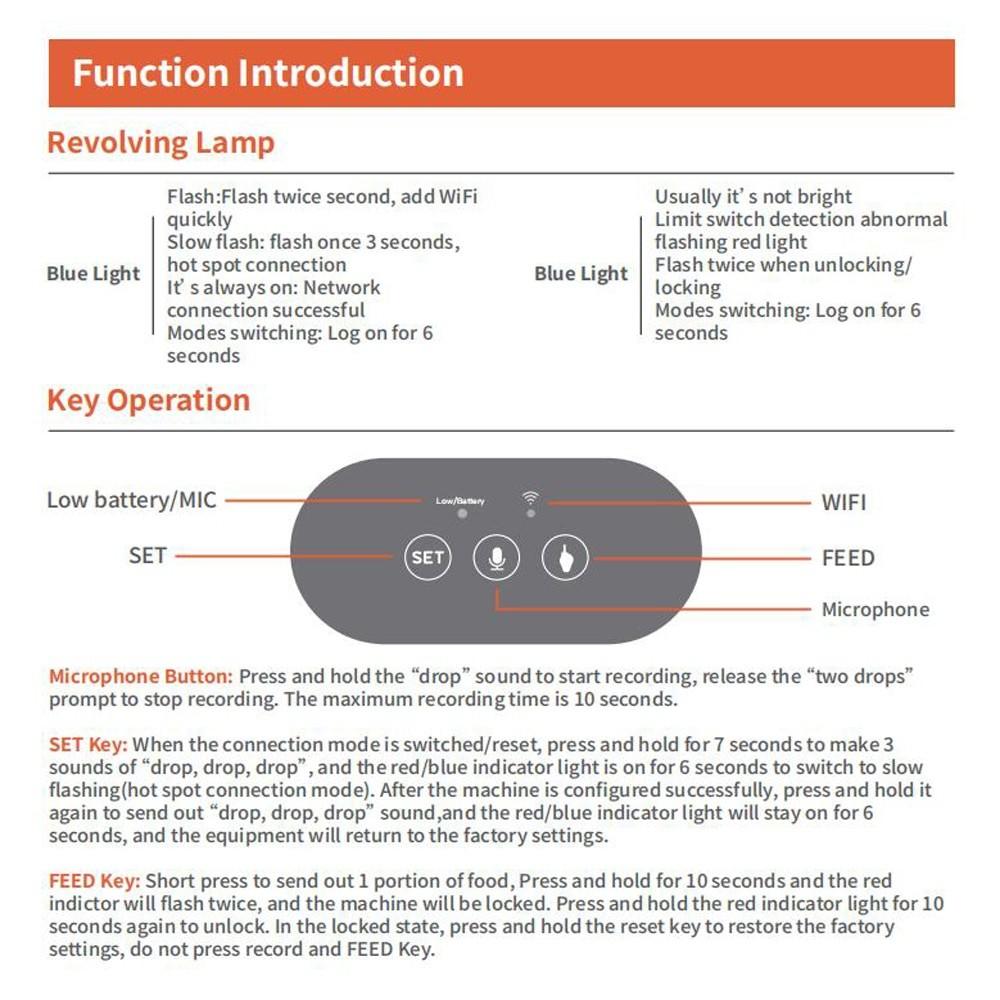Диспенсер для корма для кошек, собак и кроликов, большой вместимости, миска-кормушка из нержавеющей стали, умная автоматическая Wi-Fi кормушка для домашних животных