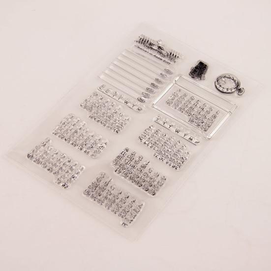 Прозрачный штамп DIY Изысканный TPR Практичный Вечный календарь Печать Бытовые принадлежности