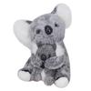 Gray Koala Plush Parent and Child Koala Super Adorable Soothing Fluffy Marshmallow New Birthday Gift for Interior Sitting Approximately Ages 6 and Up