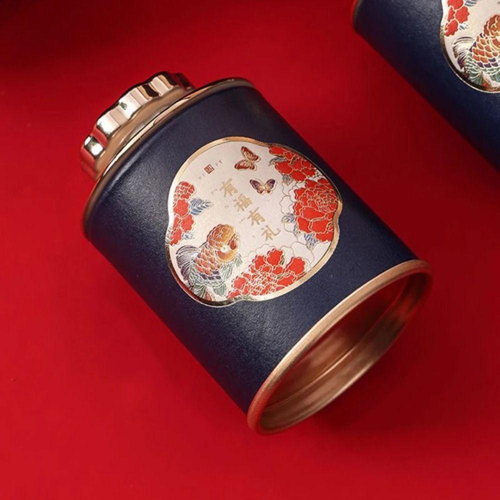 Бумажная пустая жестяная банка для чая, портативная банка для хранения, банка для хранения, чайная банка, зеленый черный чай