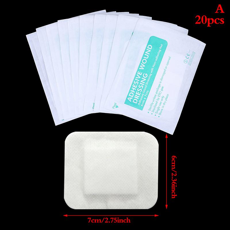 20Pcs Breathable Self-Adhesive Wound Dressing Band Aid Bandage Wound Hemostasis