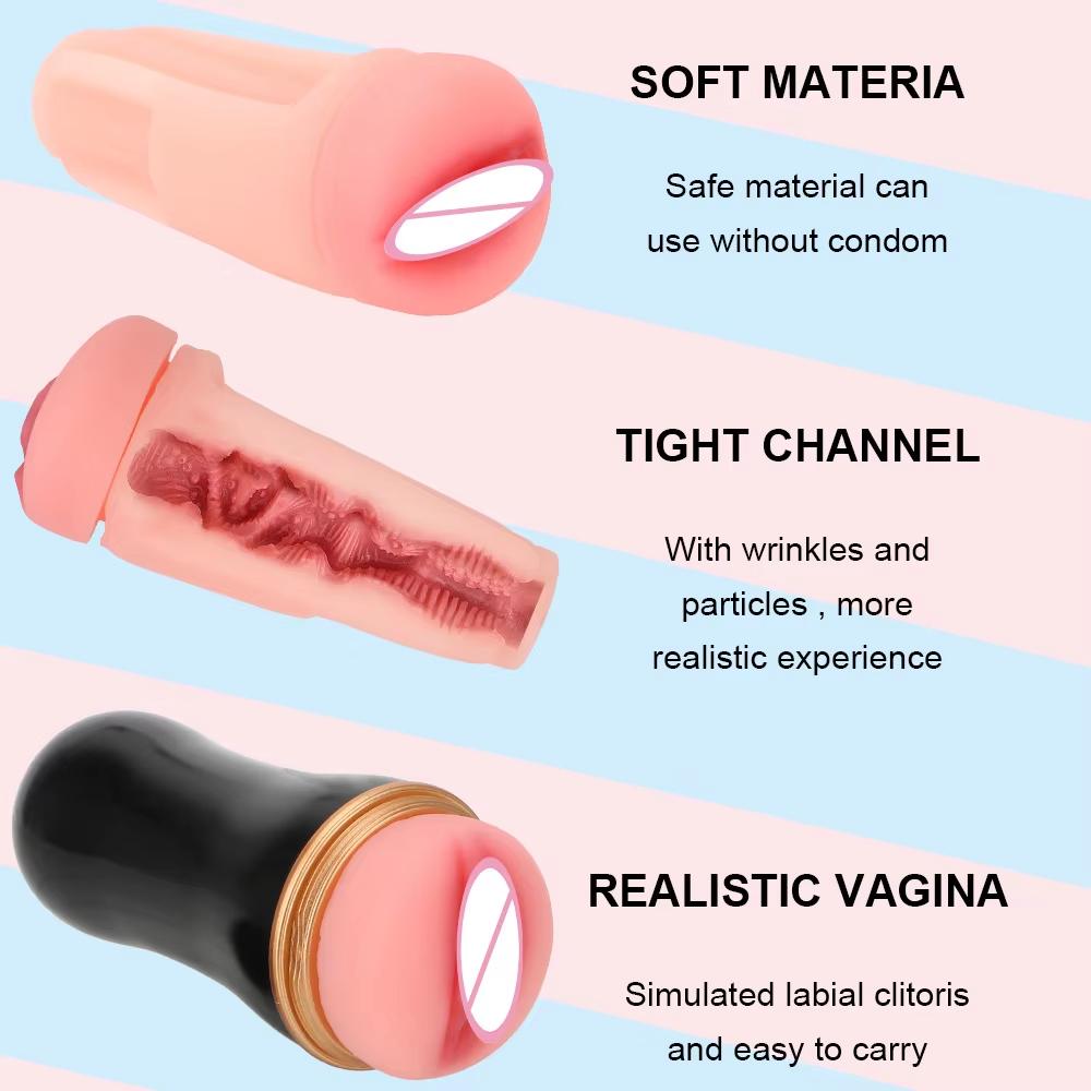 Male Masturbator Cup Vaginal For Men 18 Sexy Toys Penis Pump Glans Sucking Sex Toy Adult Vagina Real Pussy Erotic Products