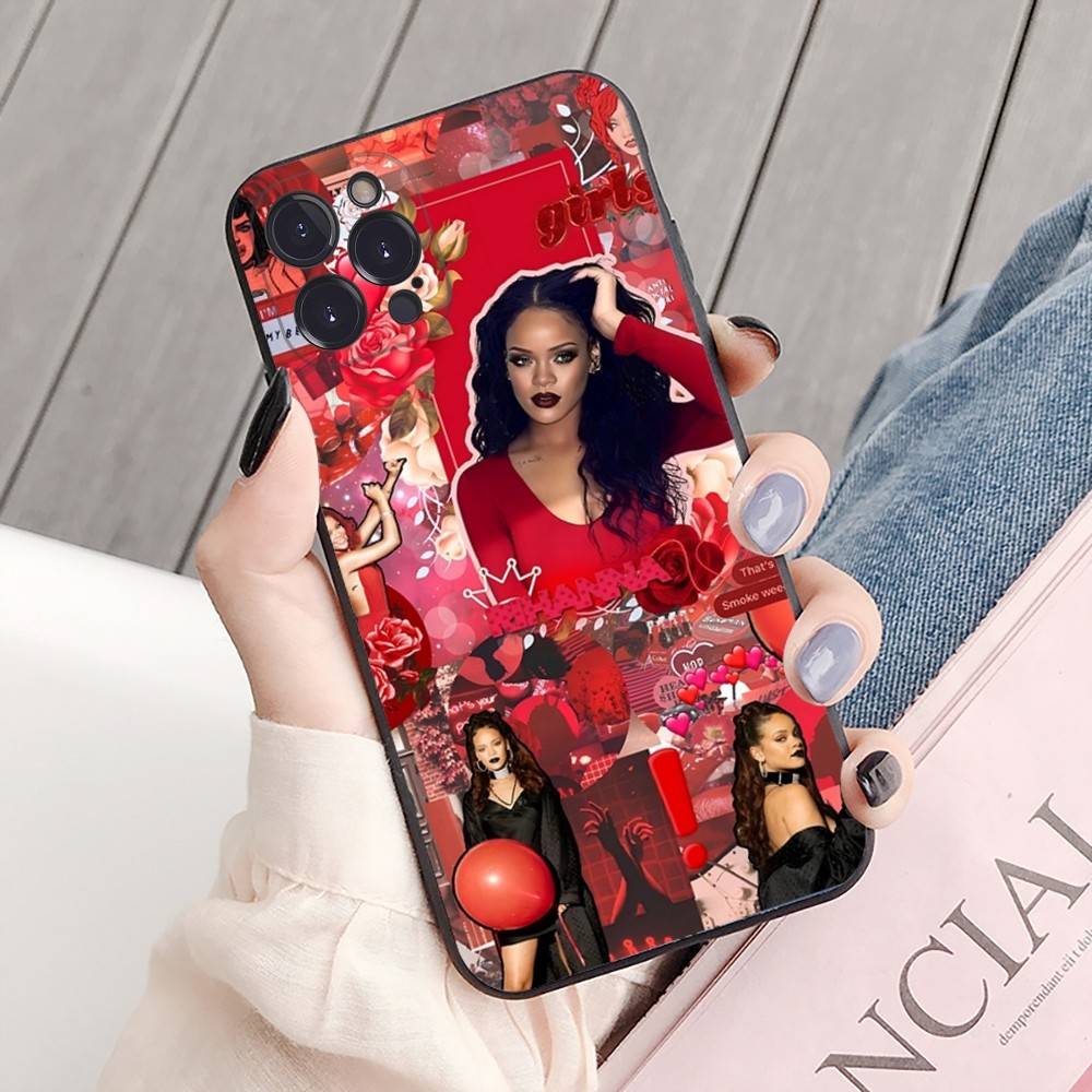 R-Rihanna Popular Singer Star Phone Case For IPhone 16 15 8 7 6 6S Plus X SE XR XS 14 11 12 13 Mini Pro Max Mobile Case