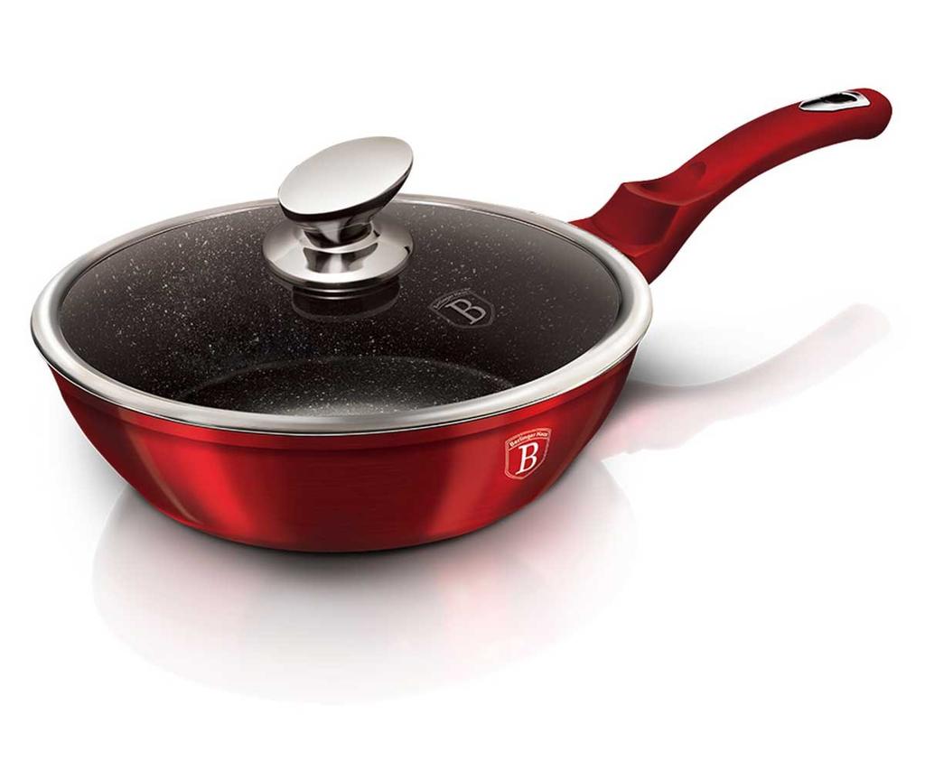 Granite frying pan 24cm BERLINGER HAUS RED METALLIC LINE BH-1259