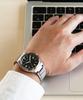 CITIZEN CITIZEN COLLECTION CB1160-55E men's watch, analog, business, student, simple, silver, black, radio-controlled solar, made in Japan