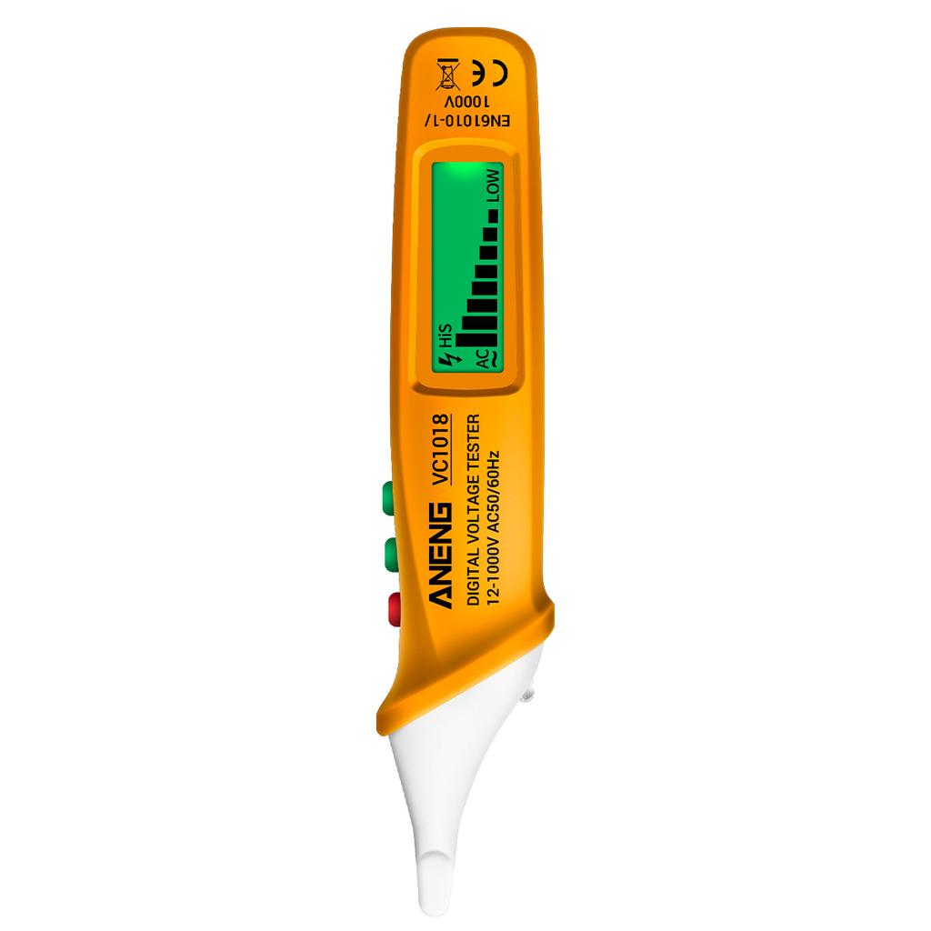 Aneng VC1018 Non-contact LCD Digital Voltage Tester 12V-1000V Multifunctional Pen Tester AC/DC