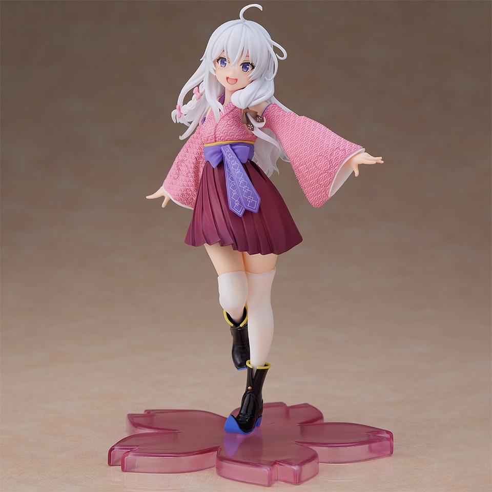 Original Genuine Taito Wandering Witch: The Journey Of Elaina 20cm Elaina With Kimono Model Figurine Toys Gifts