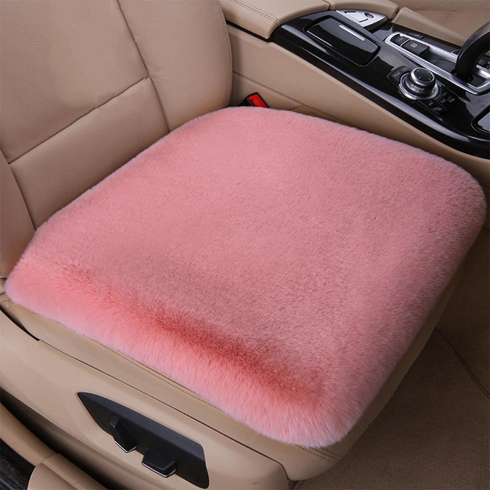 Универсальное зимнее пушистое плюшевое теплое автомобильное сиденье противоскользящее защитное внутреннее покрытие сиденья I5C1
