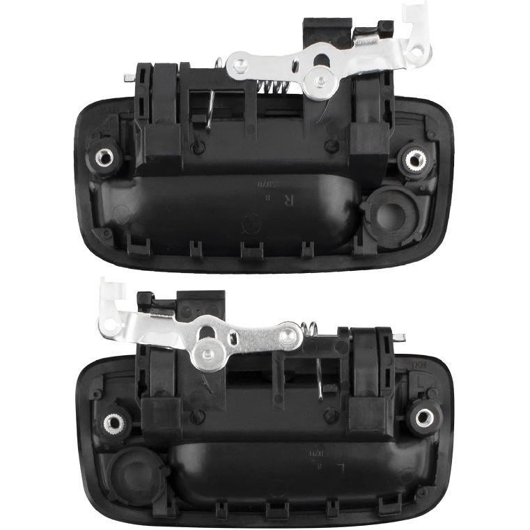 BOXI Exterior Door Handle Front Left & Right Pair with Key Hole - Replacement for 1995-2004 Toyota Tacoma Factory OEM# 79344 79345 69220-35020