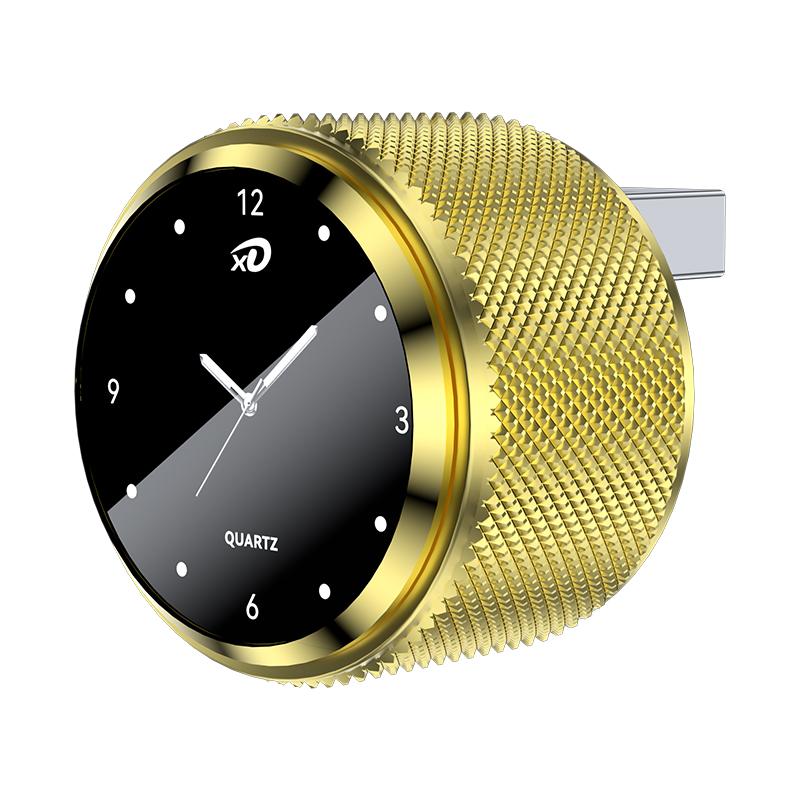 2IN1 Wireless Carplay Adapter Wired To Wireless Carplay Adapter with Car Clock for OEM Car Navigation System Plug & Play