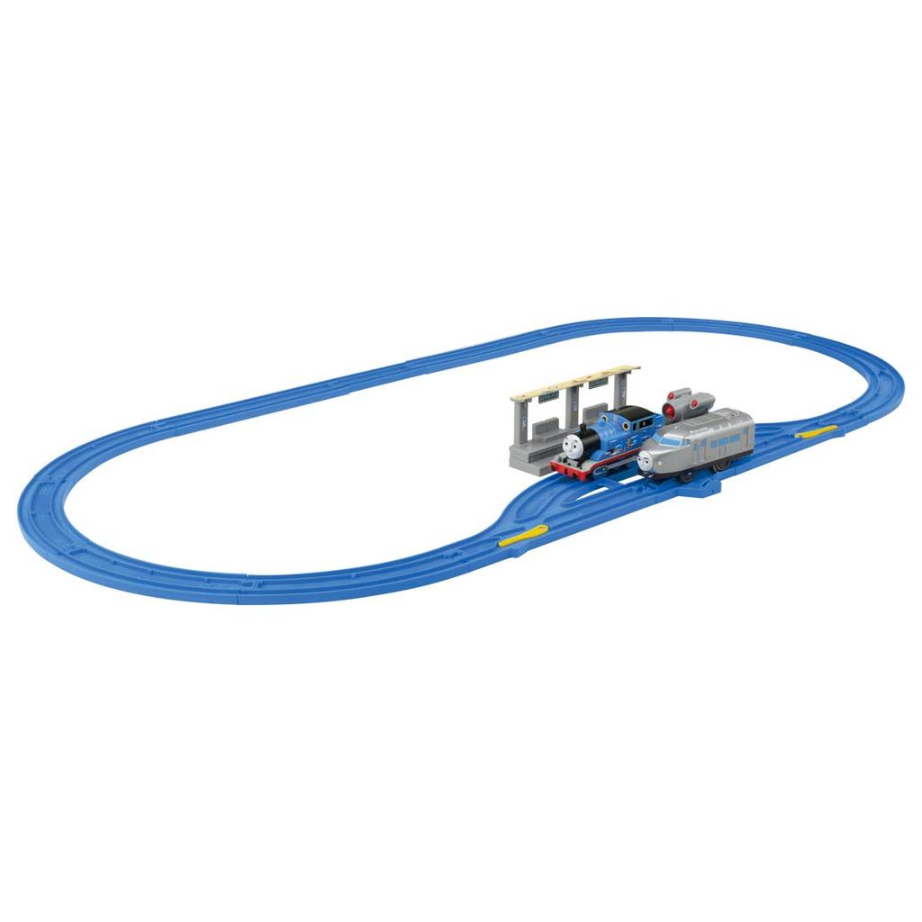 TAKARA TOMY Plarail Thomas Thomas the Tank Engine Kenji and Thomas Running Set for Boys