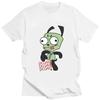 Kawaii Invader Zim футболка с рисунком Happy Hug Ready Zim Image милая футболка с рисунком унисекс женская футболка в стиле ретро футболка большого размера