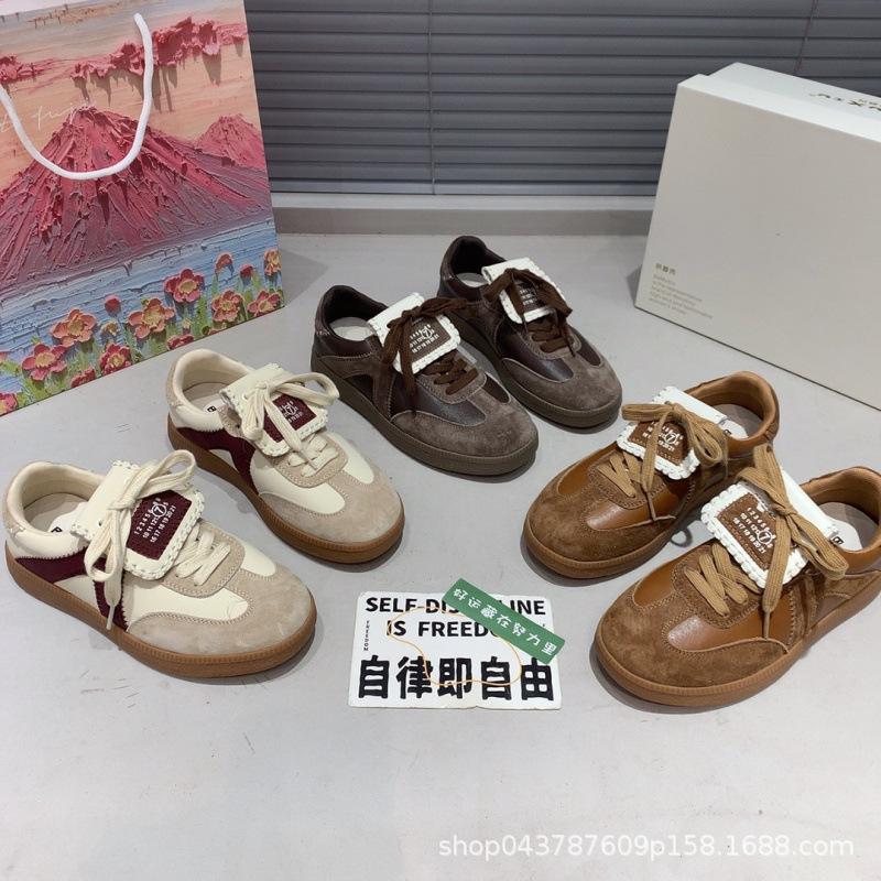 Звездные осенние новые дышащие кроссовки для тренировок на толстой подошве в немецком стиле, ретро-кроссовки Forrest Gump, спортивная и повседневная обувь, кеды