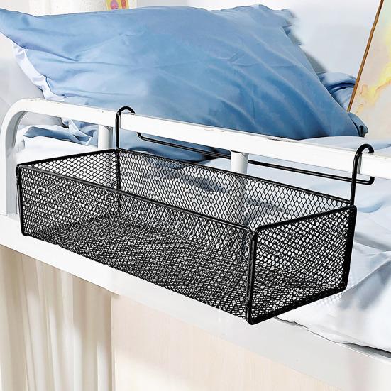 Подвесная корзина для хранения вещей, большая вместимость, прочная несущая способность, многоцелевой прикроватный органайзер