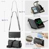 For iPhone 17 Leather Case CASEME C36 Zipper 10 Card Slots Phone Cover with Straps