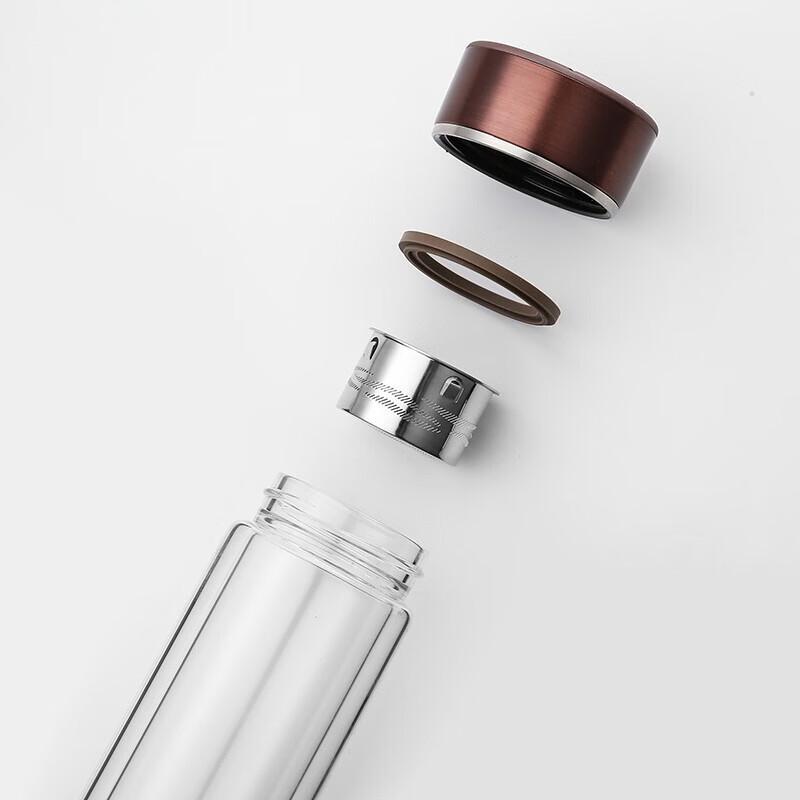 Thermos Бутылка-заварник для чая из двухслойного стекла