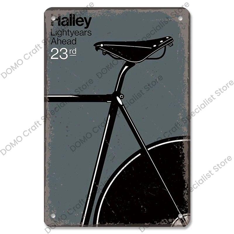Велосипедная табличка, металлическая жестяная вывеска, велосипедные гонки, винтажный металлический плакат, настенный художественный декор для велосипедного клуба, гаража, человека, пещеры