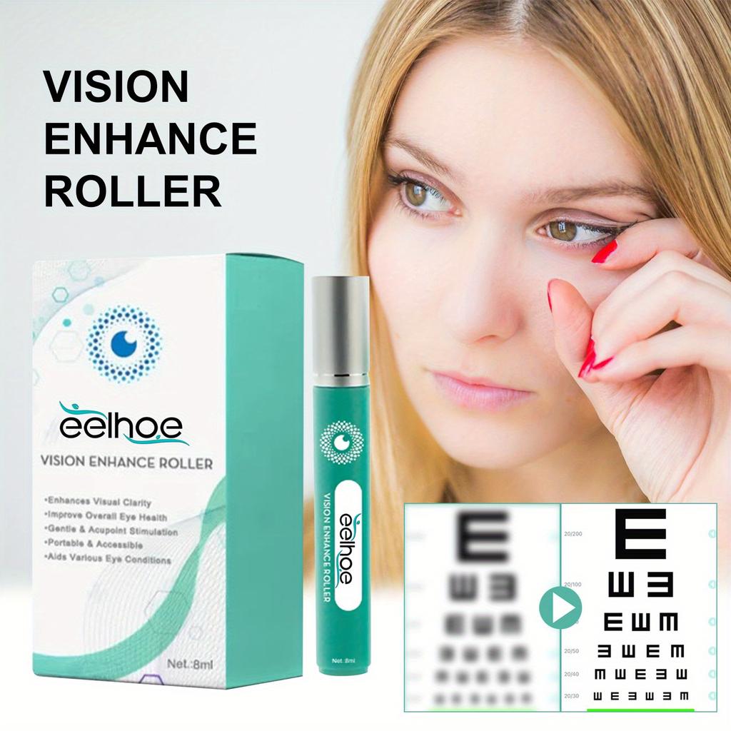 Eelhoe 2шт. Массажный ролик для глаз Relax Eye Нежный массаж Vision Relief Уход за сухими глазами и усталостью