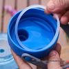 High-Capacity Plastic Fitness Water Bottle with Handle - Heat Resistant, for Men and Women
