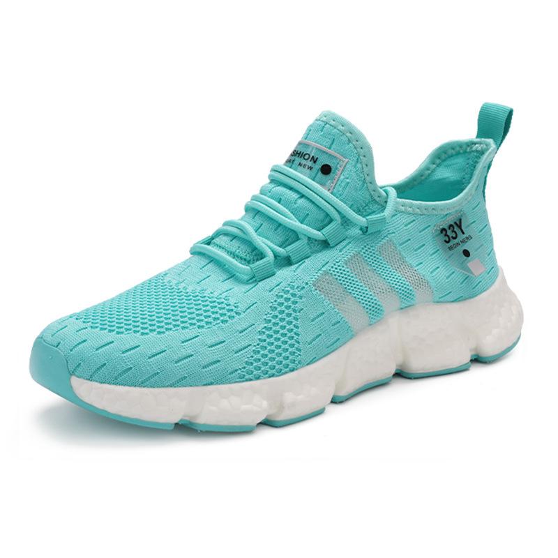 Иностранные сверхлегкие кроссовки большого размера, модная мужская обувь, летающая тканая дышащая сетка, повседневная обувь, пара попкорновых спортивных кроссовок для мужчин