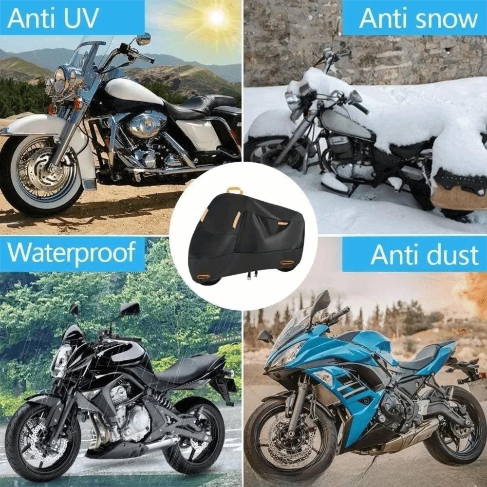 Waterproof Motorcycle Tarpaulin Thickened Scooter Cover Durable UV Protective Cover  Outdoor