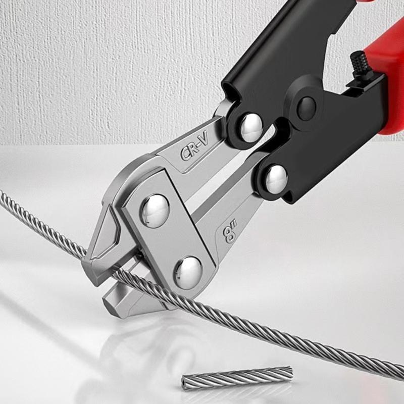 Болторез пружинный сверхмощный резак для проволоки и тросов резак для проволоки прецизионная резка эргономичная рукоятка для труднодоступных мест
