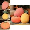 Adorable Plush Cartoon Fruit Pillow Filled With Soft Down Cotton Cute Strawberry Pineapple Persimmon For Cozy Sleep