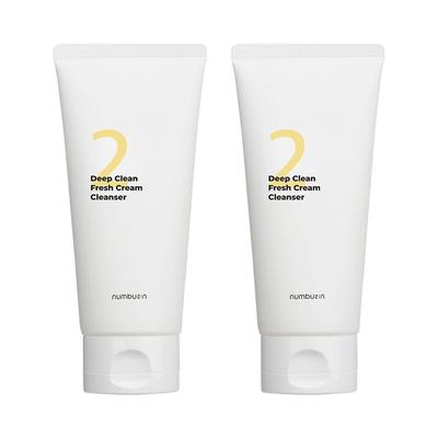 Нумузин Нет. 2 Двойной набор очищающих кремов Deep Clean Fresh Cream (120мл+120мл)