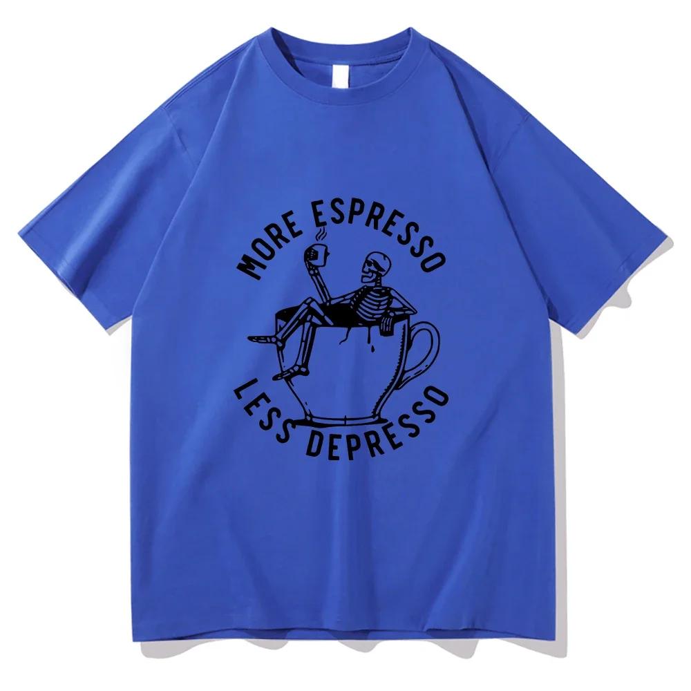 Fashion pattern Tshirt print 100 cotton shortsleeved coffee pattern fun and trendy Haraju embellished Tshirt