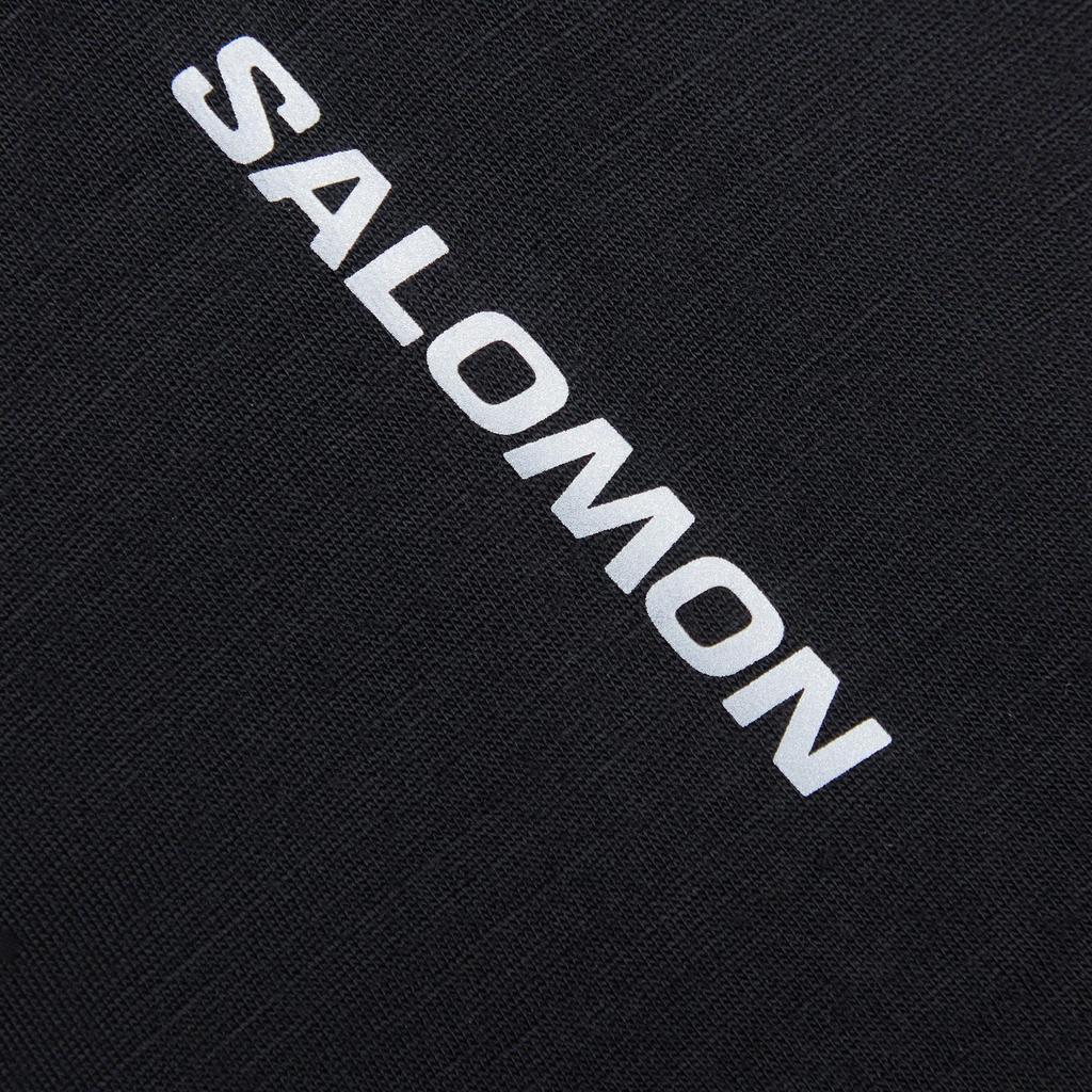SALOMON Дышащая спортивная футболка с коротким рукавом из смесовой шерсти Женские топы LC2924800