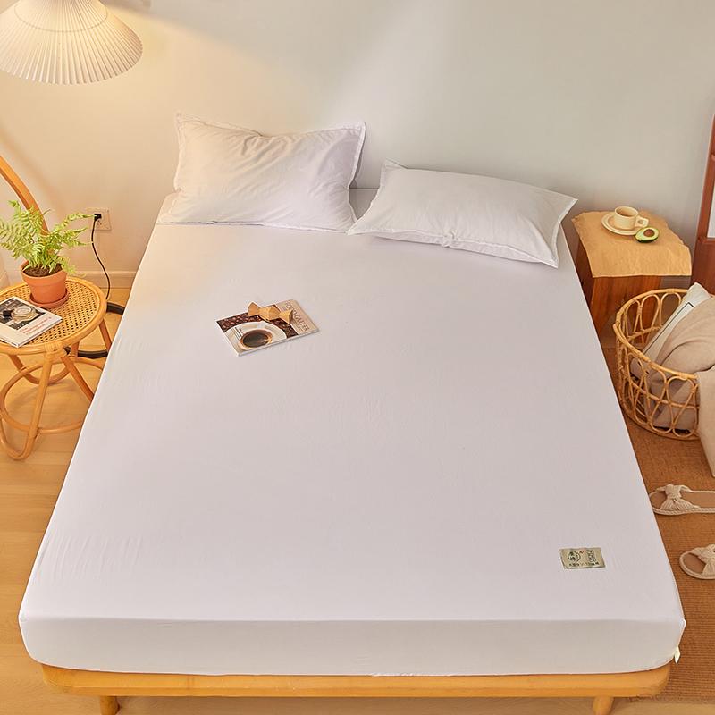 100% хлопок односпальная простыня розового цвета на резинке пылезащитный чехол универсальный чехол для матраса простыни королевы с эластичным постельным бельем