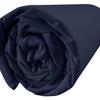 Fitted Sheet - TARANTINO - 160x200 Cm - 100% Cotton - Indigo Color - Plain