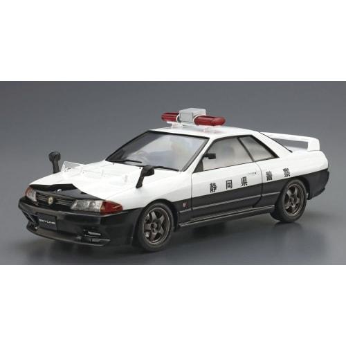 Aoshima Bunka Kyozai 1/24 Scale The Patrol Car Series No. 4 Nissan BNR32 Skyline GT-R Patrol Car 1991 Plastic Model