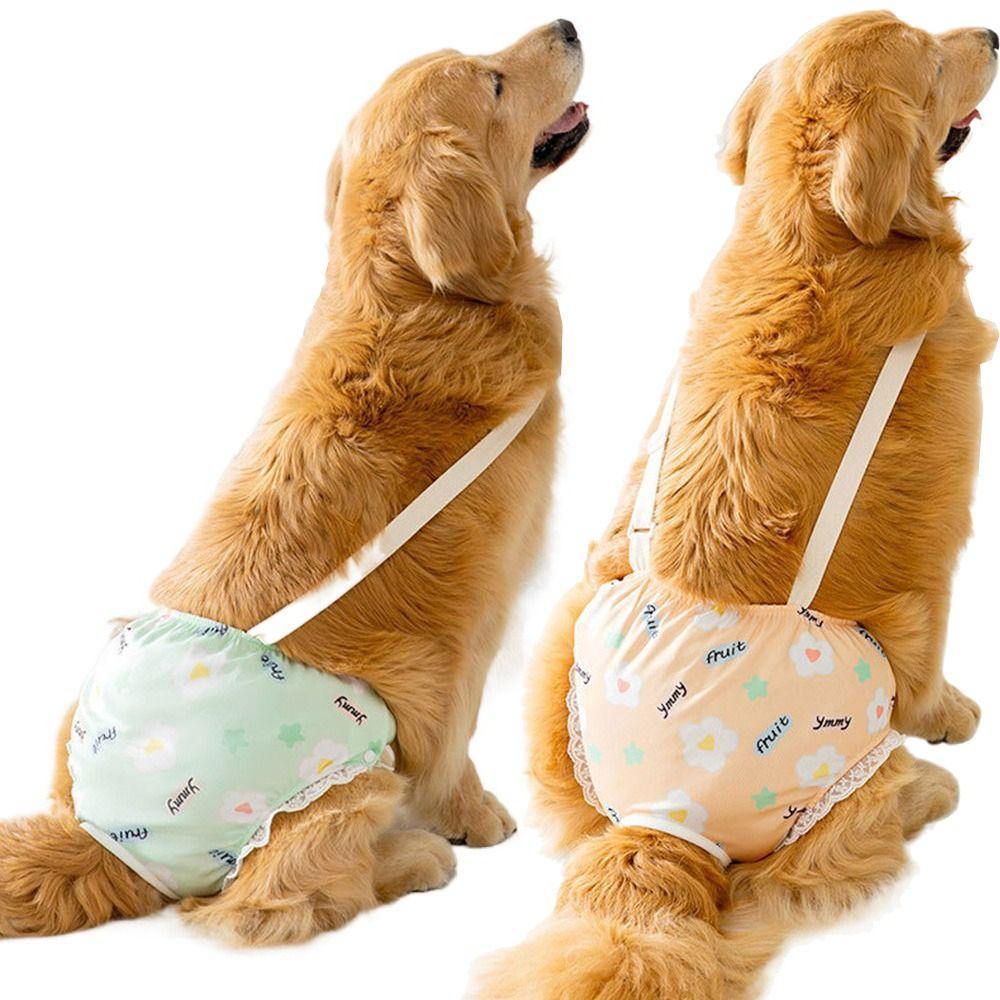 Reusable Female Pet Sanitary Panties Breathable Large Dogs Safety Diapers Medium Dogs