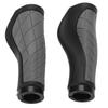 Bike Handle Handlebar Grips Mountain Bike Replacement Handlebar Grip with End Caps for Replacement RepairBlack and Grey