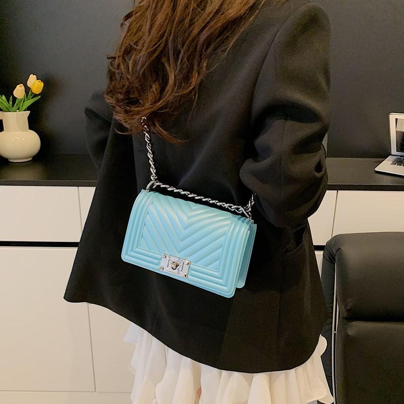 Модная высококлассная сумка через плечо, летняя ромбовидная ретро-сумка на цепочке, универсальная сумка-мессенджер