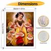 Disney Snow White and Seven Dwarfs digital oil painting art kit DIY handmade home decoration gift