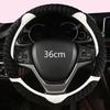 Winter Plush 36cm Car Steering Wheel Cover For Honda Civic Ciimo Jade SUZUKI Alto LINGYANG NISSAN Juke Toyota Aqua Prius