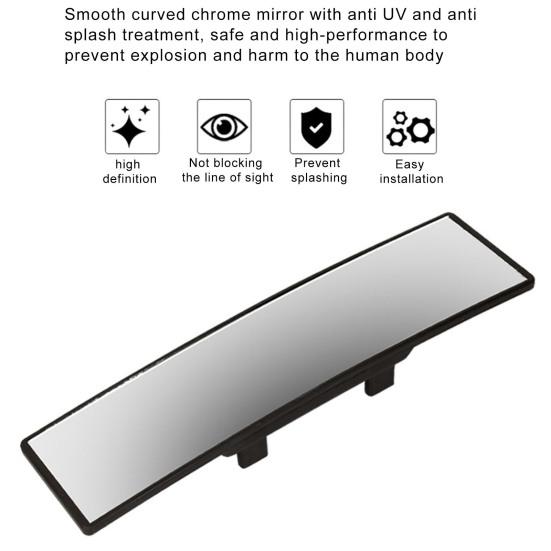 Car Rear View Interior Clear Convex Mirror Highly Panoramic Wide Angle No Blind