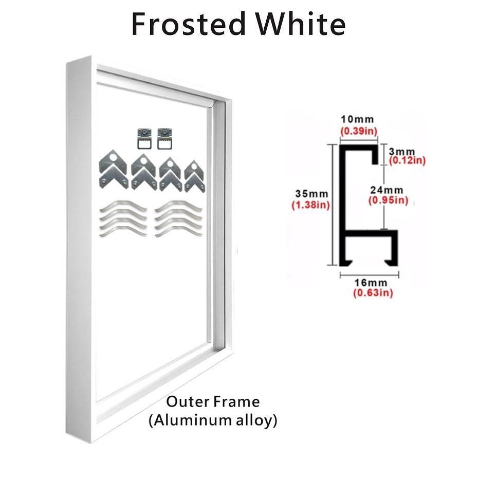 HOMZY 8 цветов 40x50 30x40 см Холст для картины Металлические алюминиевые внешние рамы для живописи маслом Произведение искусства Настенное искусство Фото Постер Домашнее украшение