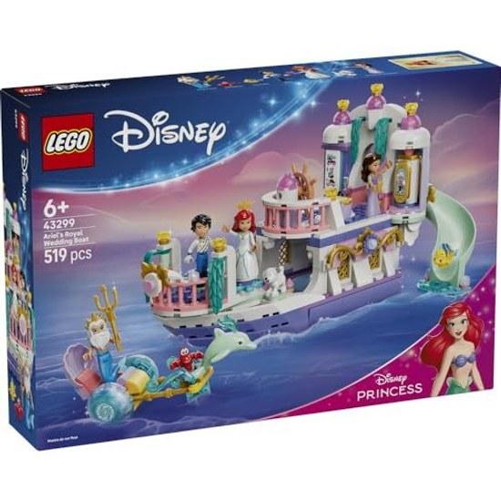LEGO Disney Princess Ariels Royal Wedding Boat toy birthday gift block educational girl boy child 6 years 7 8 9 goods vehicle ship 43299