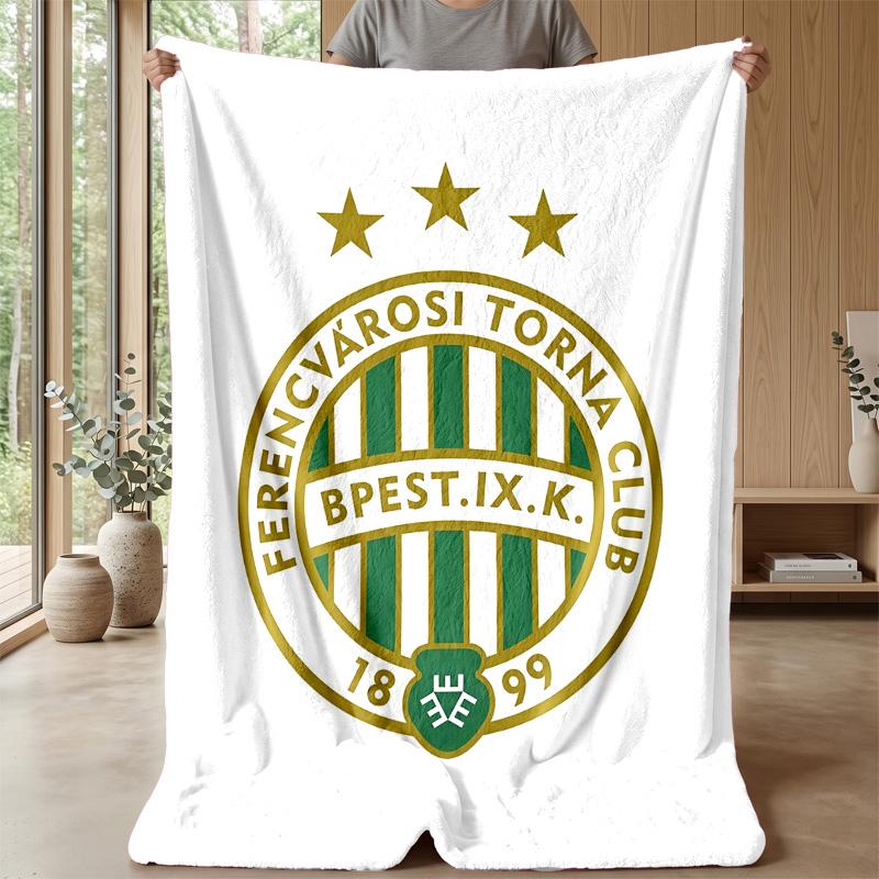Ferencvaros Theme blanket Soft Flannel Fleece Blanket Warm Lightweight Throw Blanket for Home Sofa Bed