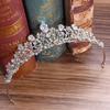 Diamond Bridal Alloy Zircon Crown Floral Korean Rhinestone Headband Headband Wedding Accessories