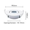 10pcs LED Mini Downlight 3W 1W 85-265V Spot Light Ceiling Lamp Dimmable 110V 220V Embed White Black Silver Including Drive