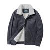 Men's New Winter Velvet Thickened Sherpa Short Jacket Men's Corduroy Casual Cotton Coat Men's Trendy