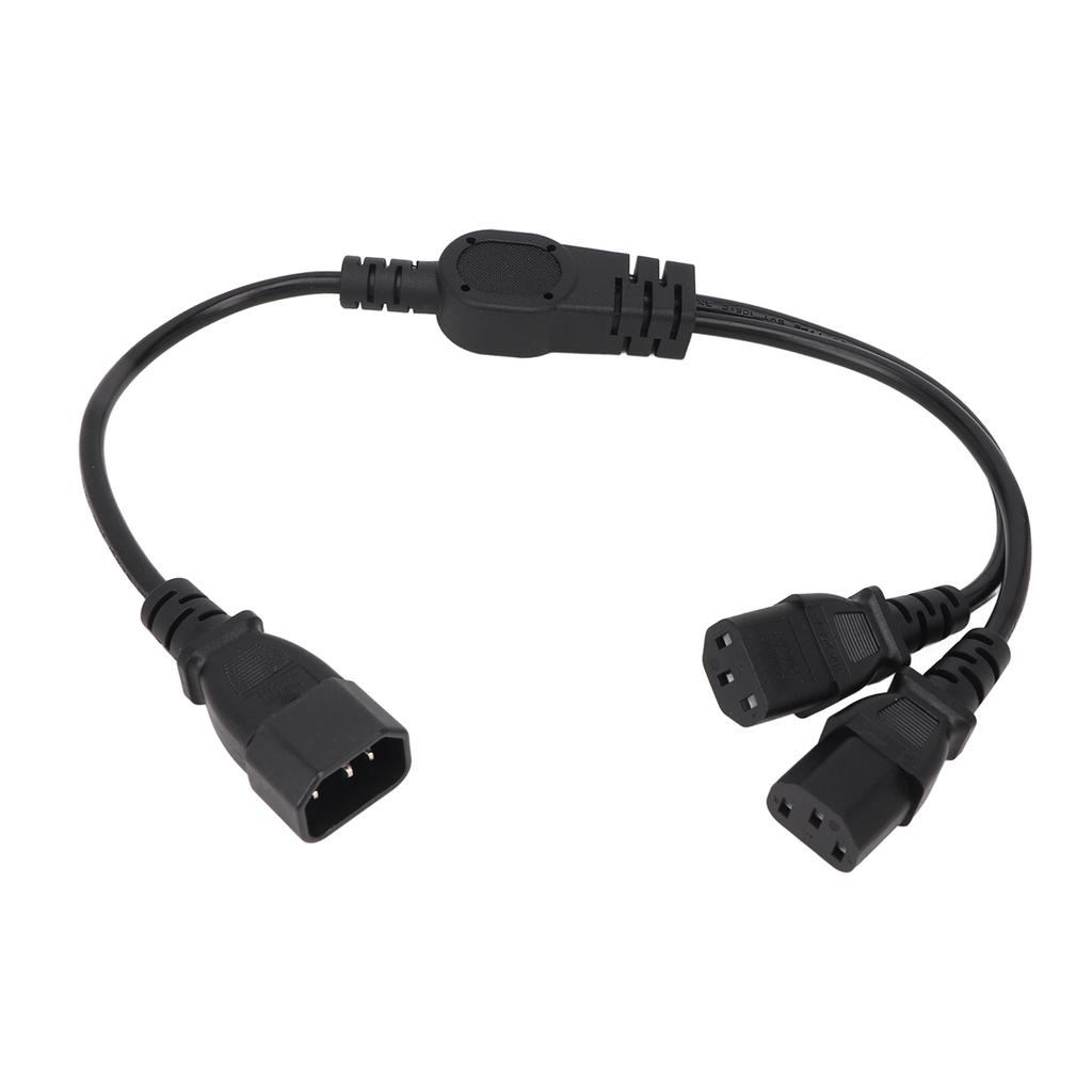 UPS Server C14 To 2 C13 Power Cord C14 To 2 C13 Y Splitter Adapter Extension Power Cable Cord for