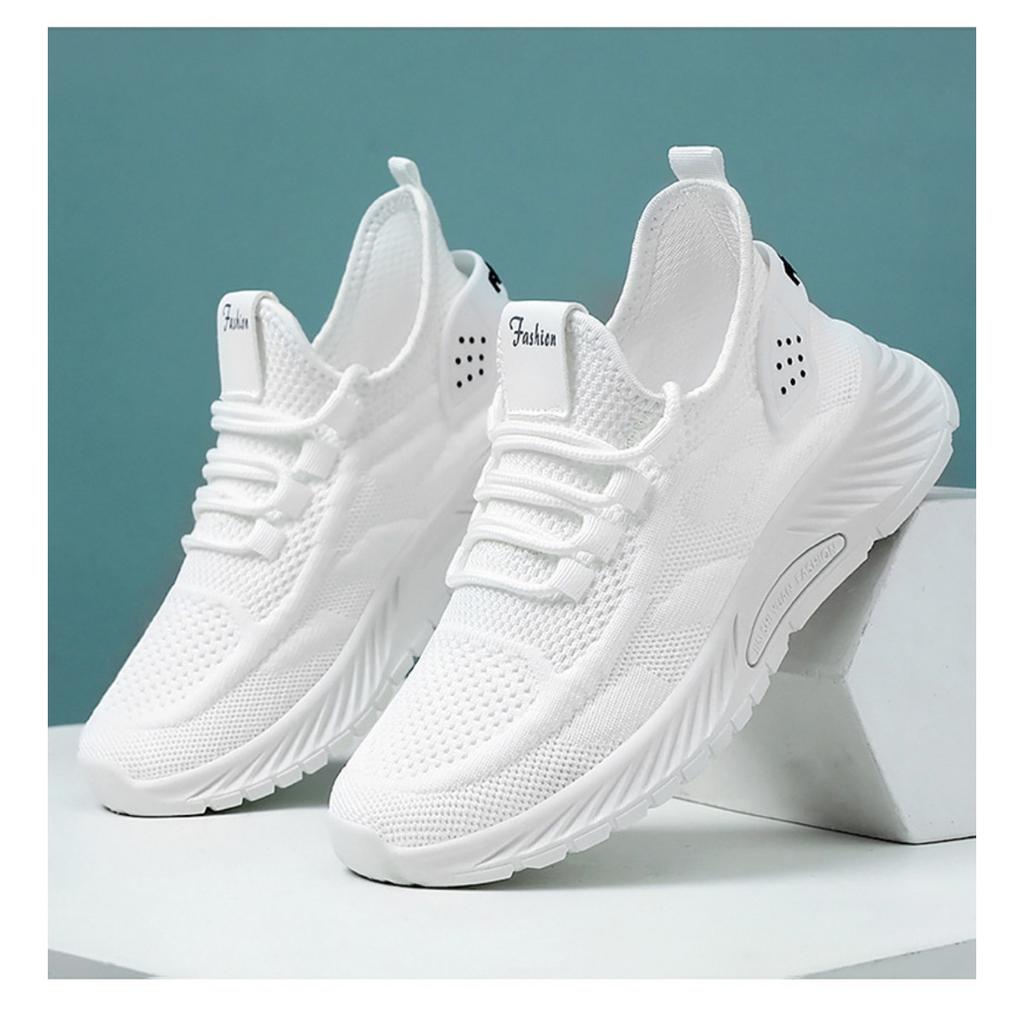 Женские летние летающие плетеные туфли, модная повседневная спортивная обувь, кроссовки с мягкой подошвой