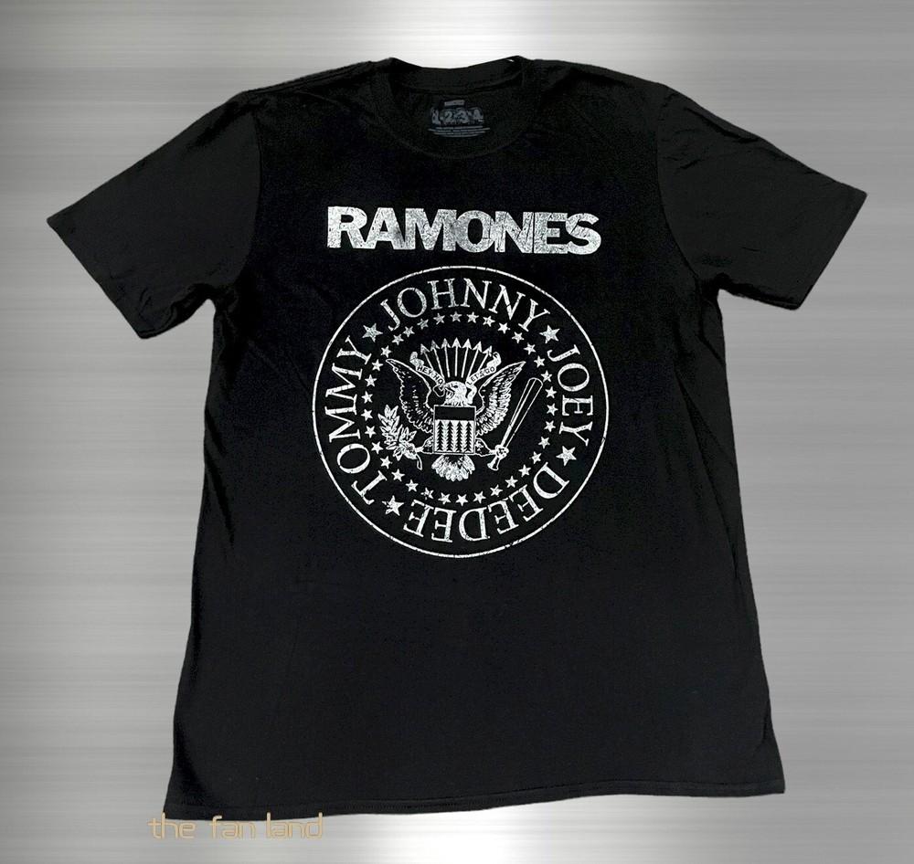 Новая Черная Мужская Винтажная Классическая Унисекс Футболка The Ramones Президентская